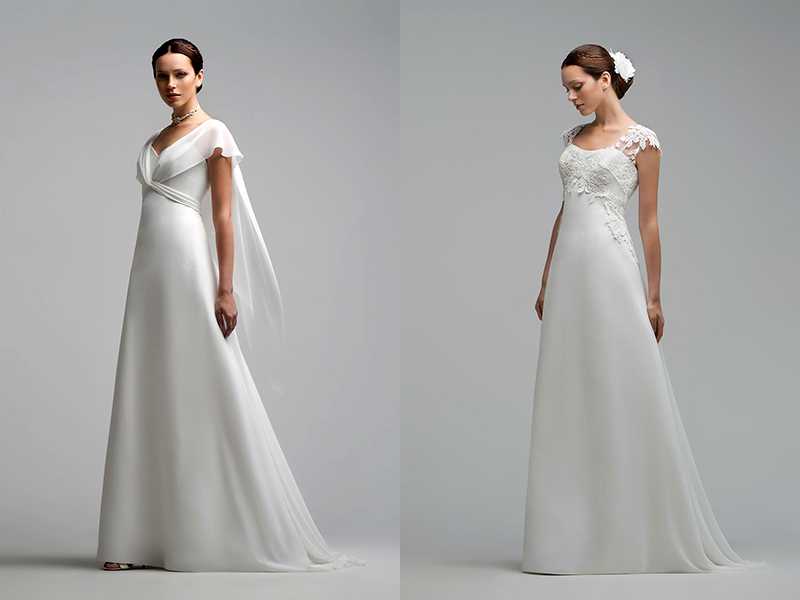 Свадебные платья в стиле ампир: особенности, лучшие модели (69 фото)