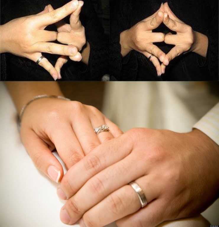 Как носят обручальные и помолвочные кольца: носят ли на одном пальце?