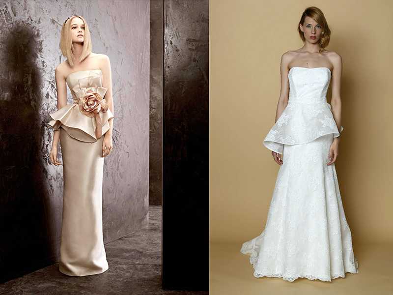 Особенности выбора свадебного платья, украшенного рюшами и воланами.. обсуждение на liveinternet