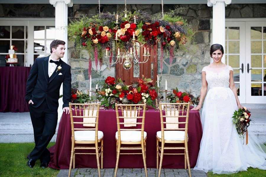 Свадьба в цвете марсала: советы по оформлению и дизайну