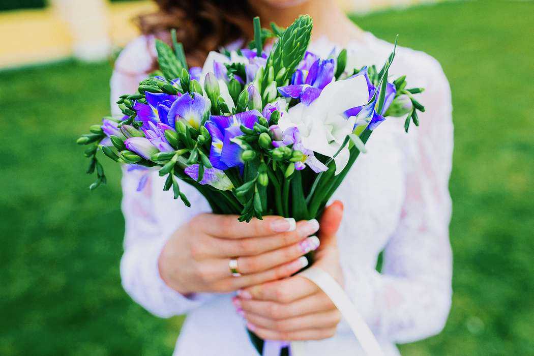 ᐉ свадебный букет из тюльпанов (фото)