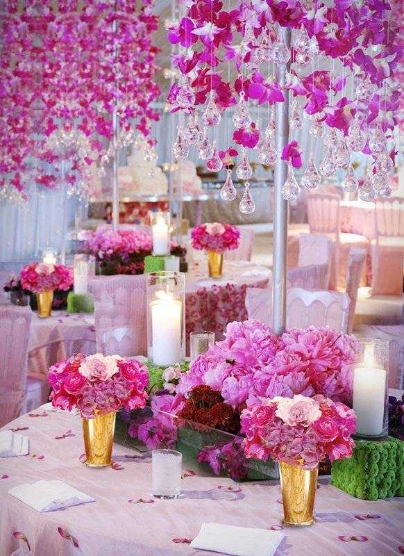 Цветочный декор на свадьбу: 8 красивых идей