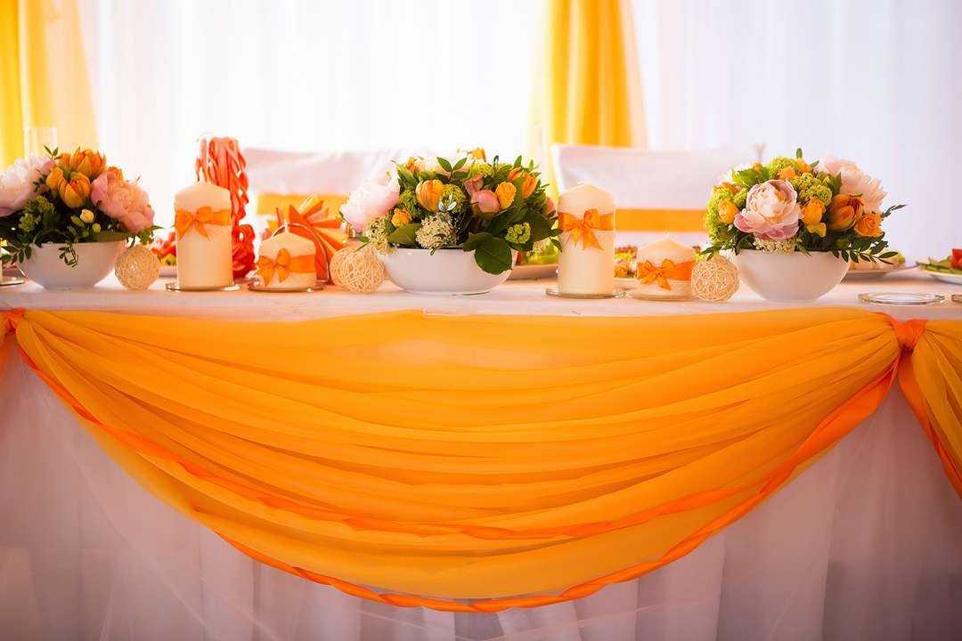Оранжевая свадьба или свадьба в оранжевом цвете: фото и идеи