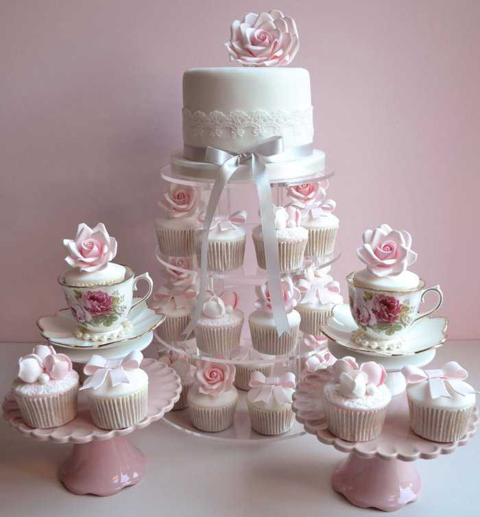 Капкейки на свадьбу (38 фото): самые красивые свадебные пирожные на льняную дату. как украсить капкейки своими руками?