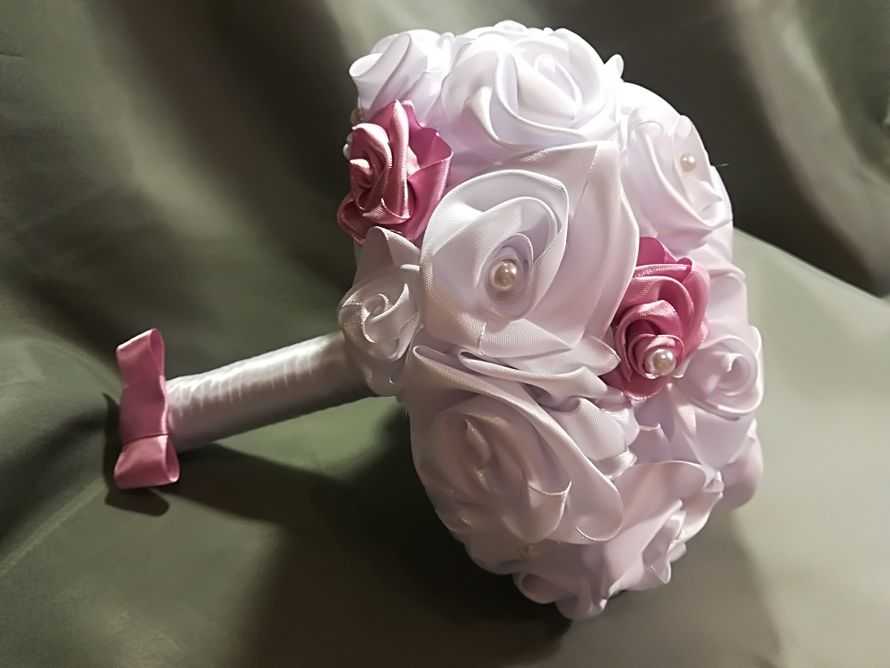 Свадебный букет из лент (84 фото): будет невесты на свадьбу своими руками в технике канзаши. как сделать вариант из ленточек пошагово?