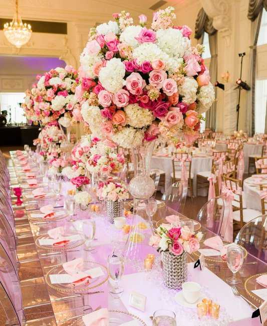 Свадьба в розовом цвете: романтика и нежность