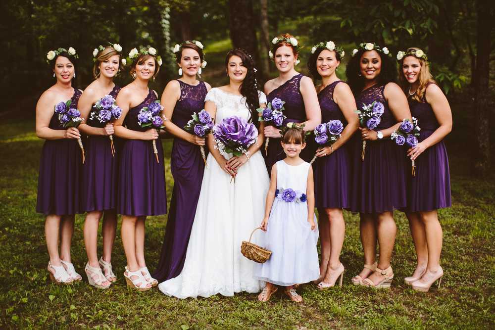 Свадьба в фиолетовом цвете?: приметы & суеверия [2021] фиолетового торжества
