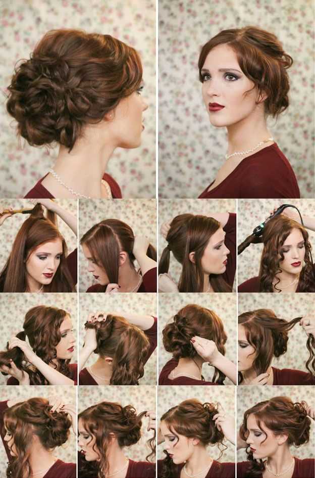 Как делать прическу на свадьбу на длинные волосы