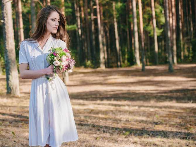 Платье в стиле рустик – с чем и как носить невесте