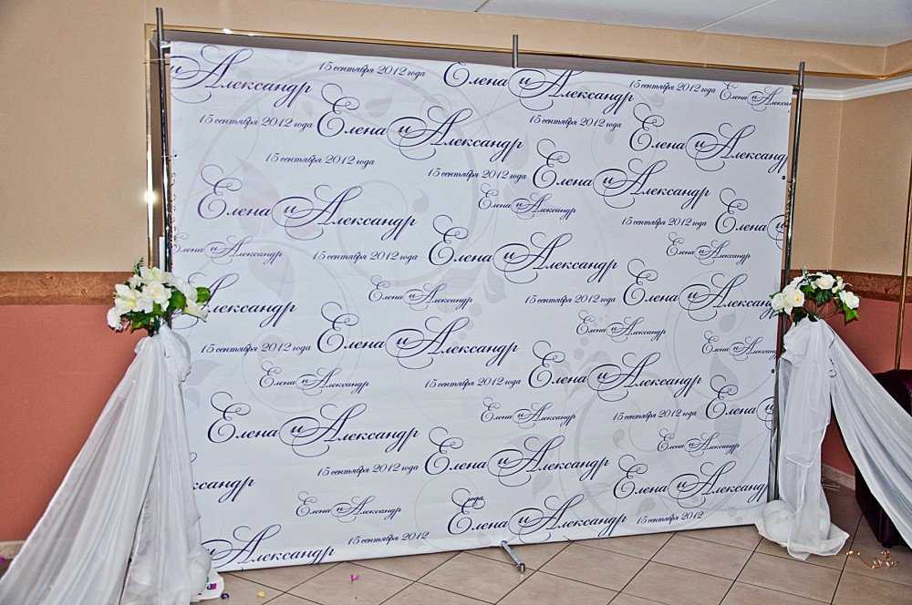 Баннер на свадьбу - 75 фото вариантов правильного выбора фона