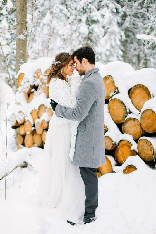 Свадьба зимой: стиль, идеи, фото