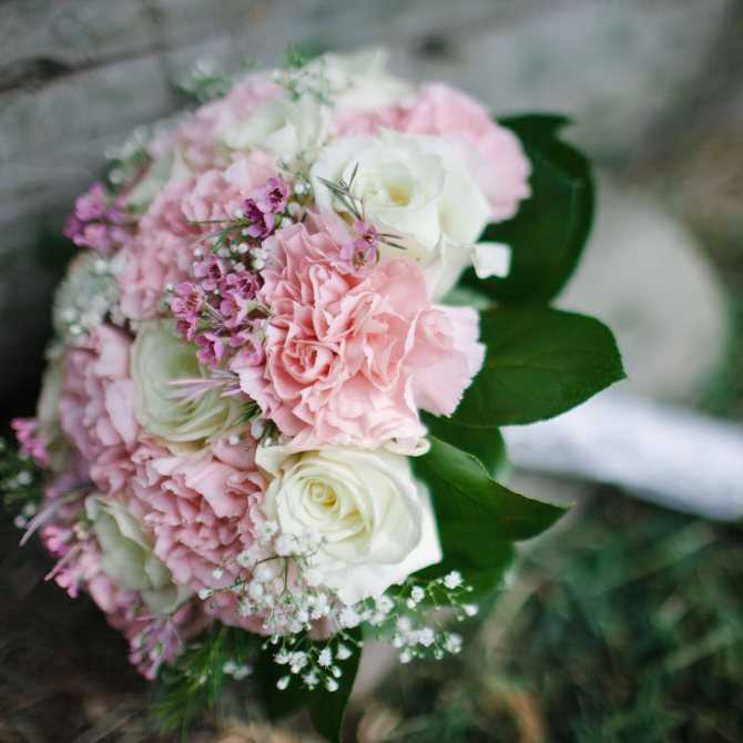 Букет невесты – красивые идеи сочетания цветов на каждое время года