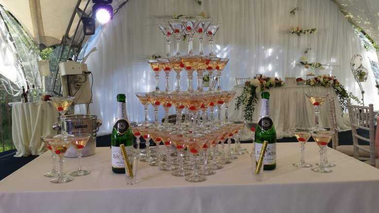 ᐉ оригинальная подача шампанского на свадьбе: пирамида, горка или фонтан - ➡ danilov-studio.ru