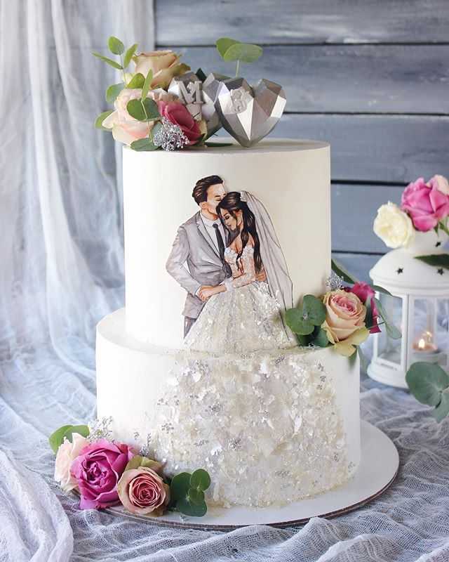 Стильные тенденции свадебных тортов + 150 фото