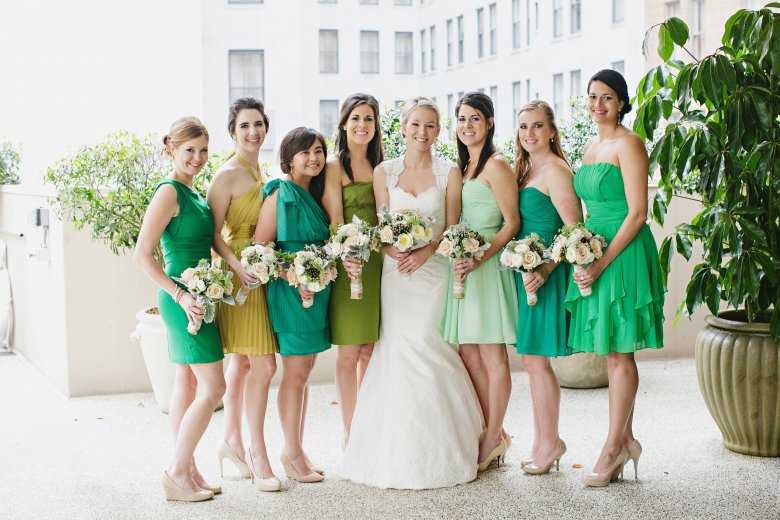 Свадьба в зеленом цвете: значение оттенка и варианты оформления торжества