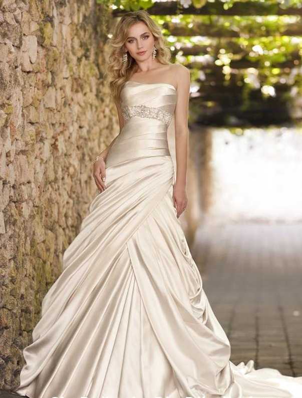 Свадебное платье цвета шампань: пышные свадебные платья
