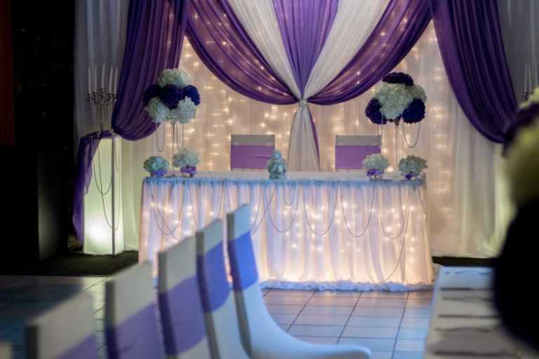 Варианты украшения зала на свадьбу своими руками:  стильный дизайн, интересные идеи
