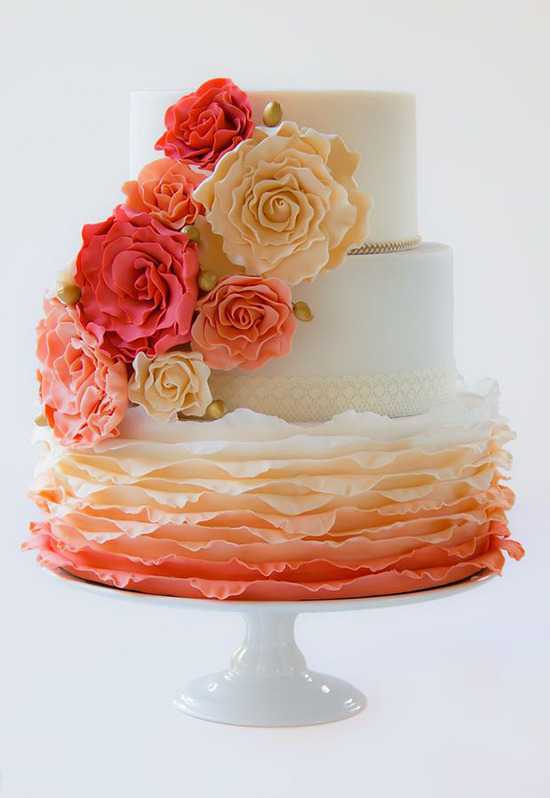 Свадебный бордовый торт: цвет, стиль и модные идеи