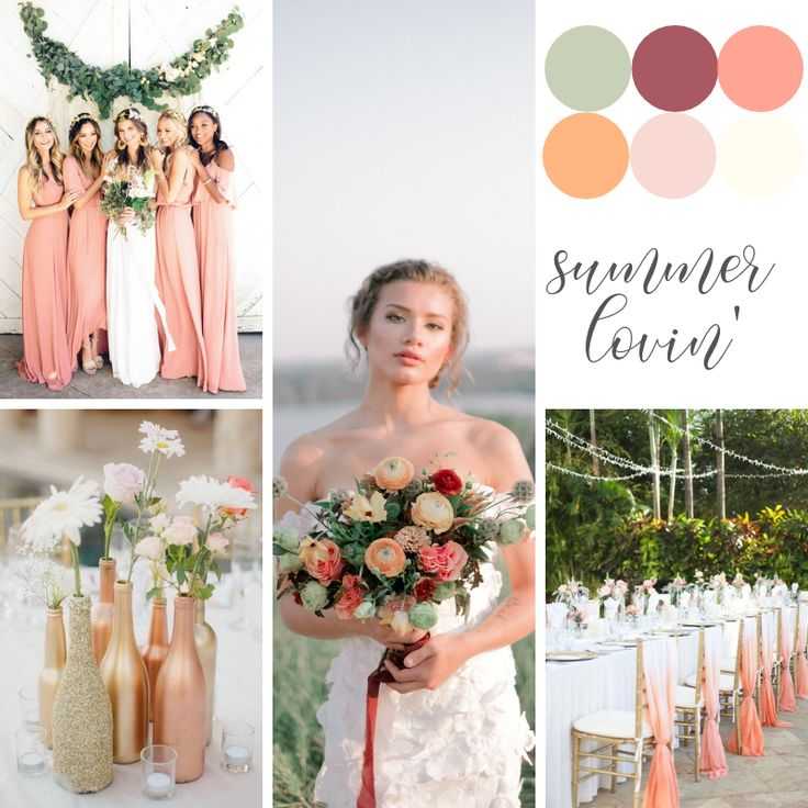 Цвет свадьбы 2022: оформление, идеи с фото на лето, весну, осень и зиму