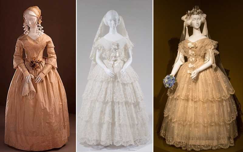 Старинные свадебные платья: особенности и старинный стиль (32 фото)