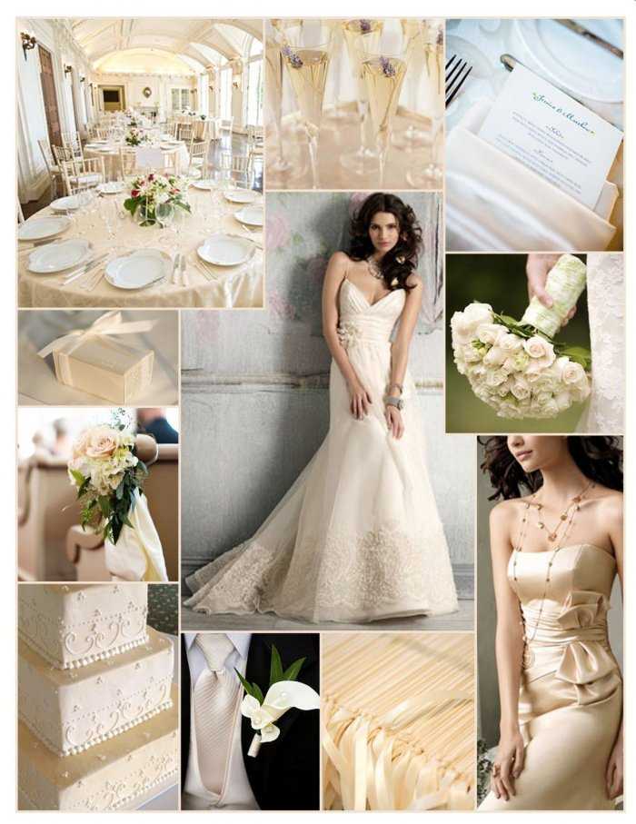 Платья цвета шампань, фото модных образов на свадьбу и на каждый день