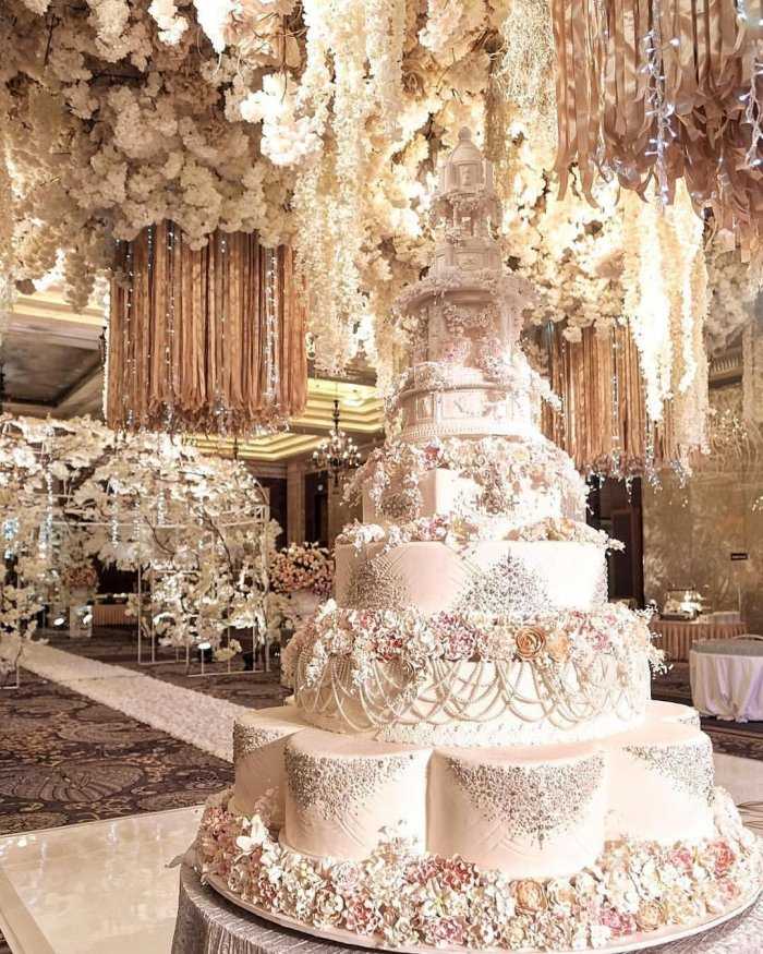Самые красивые и эффектные свадебные торты в мире