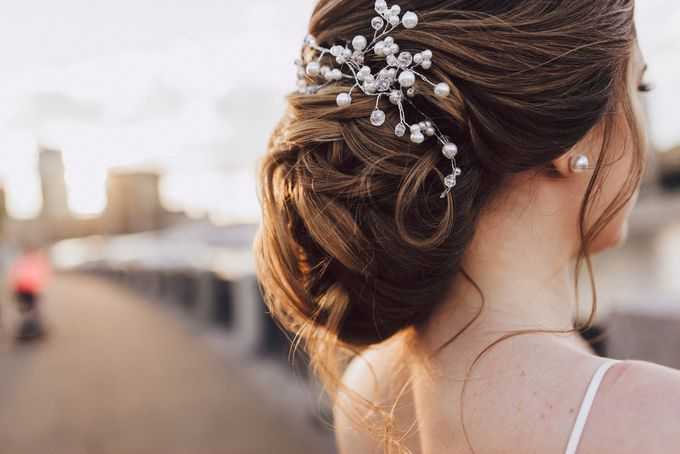 ? ? (+240 фото) свадебные прически на длинные волосы с фатой