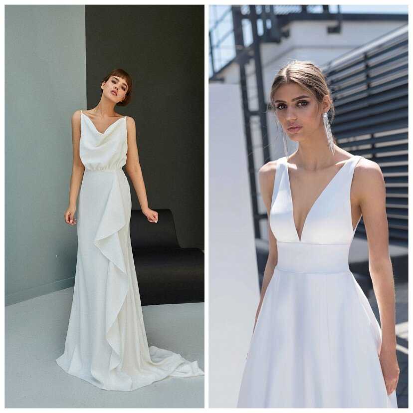 Закрытое платье для невесты: как выбрать модель, ткань, с чем носить