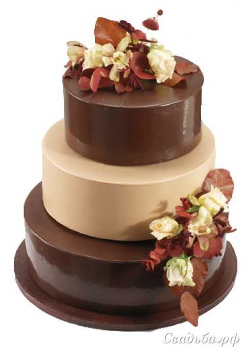 Шоколадный свадебный торт: советы по выбору вкусного торта