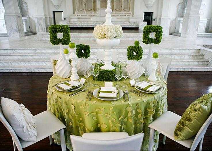 Свадьба в зеленом цвете: свежесть и гармония