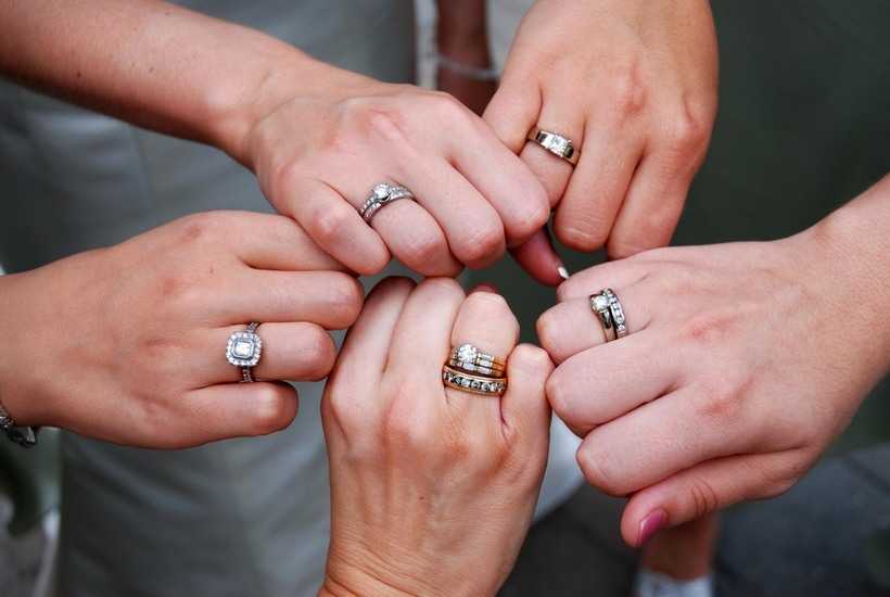 На какой руке носят обручальное кольцо (66 фото): на какой палец левой или правой руки одевают женщины и мужчины