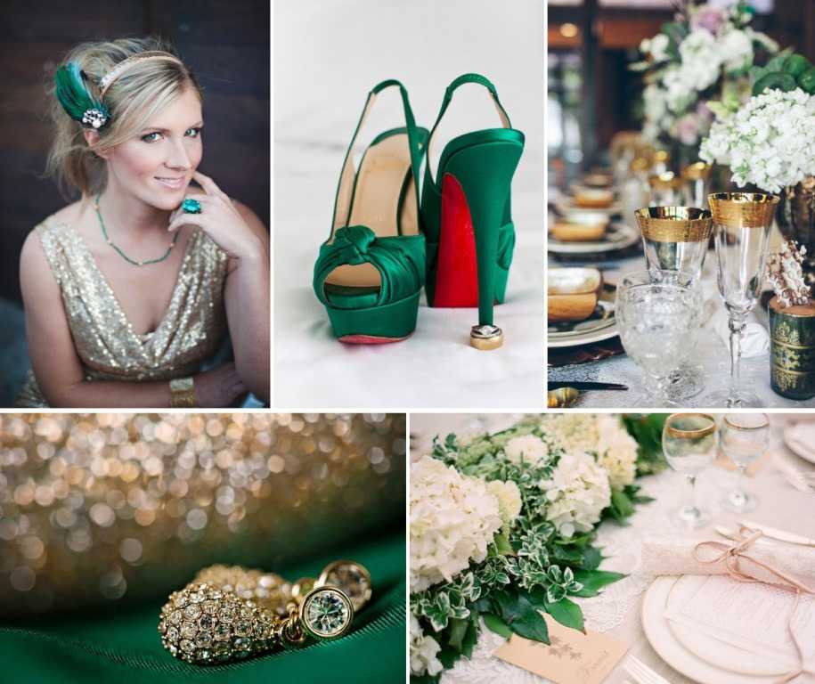 ᐉ свадебное платье - зеленого, изумрудного цвета - svadebniy-mir.su