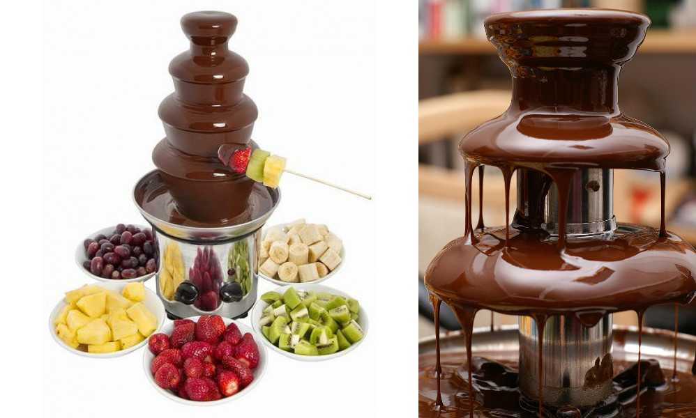 Шоколадный фонтан – как выбрать, рейтинг лучших моделей, как правильно использовать, какой шоколад подходит?