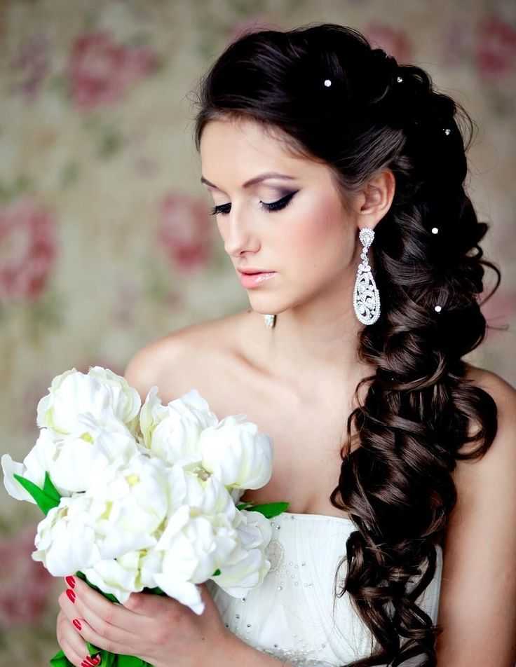 (+240 фото) свадебные прически на длинные волосы с фатой