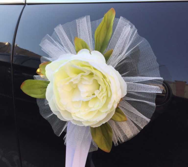 Украшения машины на свадьбу - красивый дизайн кортежа (58 фото)