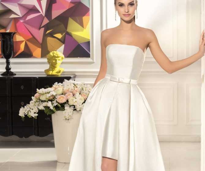 Свадебные платья из атласа: модели и фасоны, советы, фото
