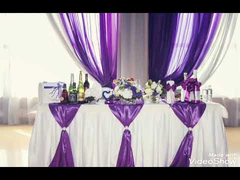Свадьба в фиолетовом цвете: символика, идеи оформления, наряды