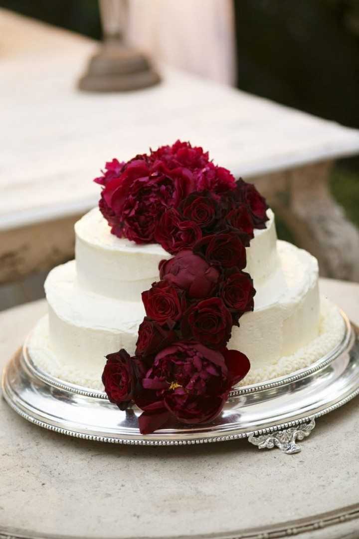 ᐉ свадебный торт цвета марсала: идеи для декора - svadebniy-mir.su