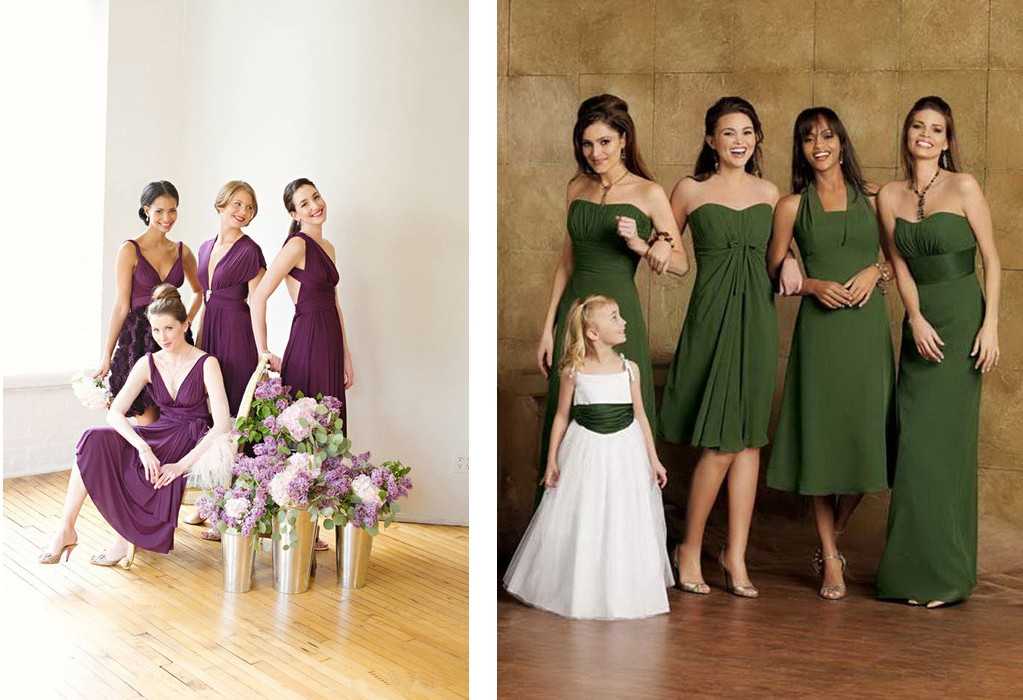 Выбор цвета платья для свадебного торжества