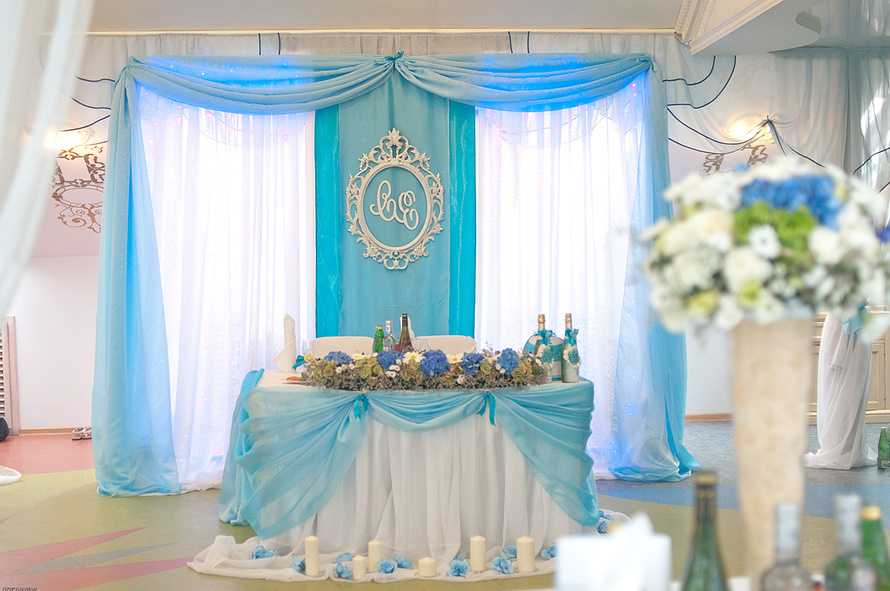 Свадьба в небесно-голубом цвете: воздушная легкость