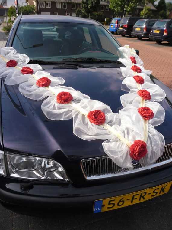 Как украсить машину на свадьбу своими руками? украшение свадебных машин