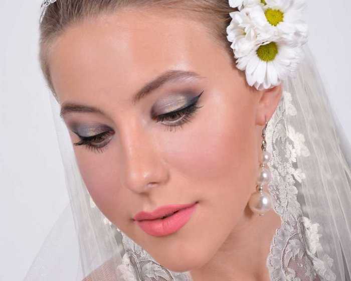 Свадебный макияж для девушек с карими глазами