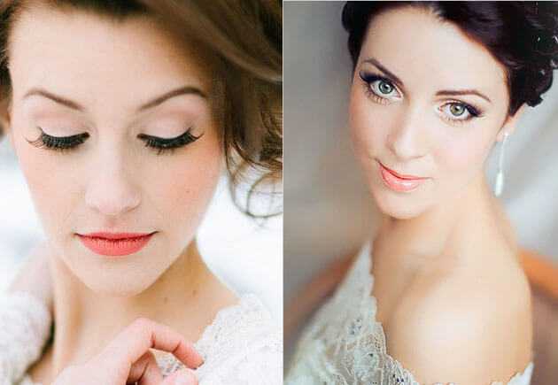 Красивый и нежный свадебный макияж невесты 2021 года. оттенки для нежного свадебного макияжа