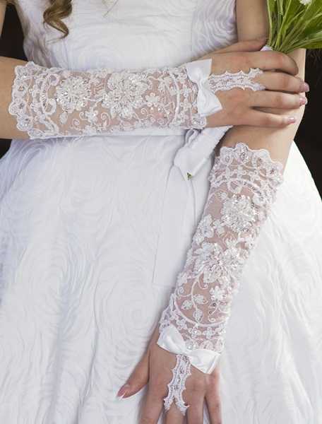 Выбираем свадебные перчатки для невесты