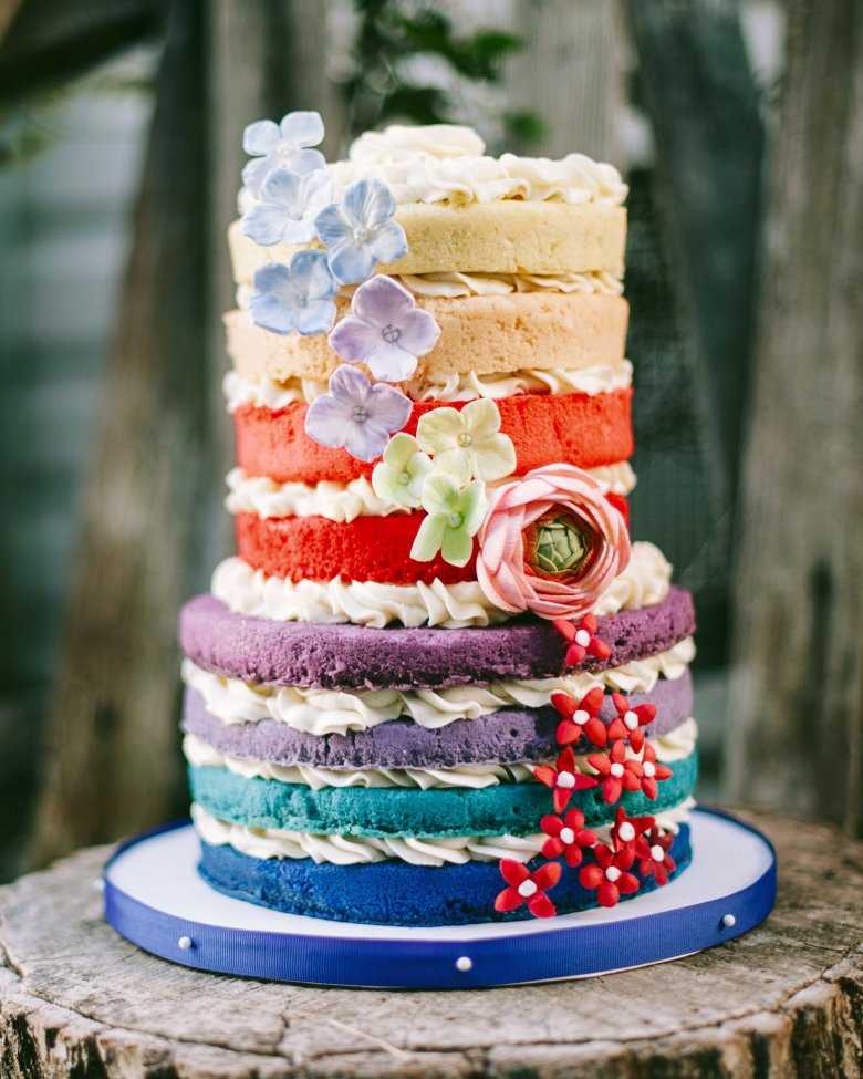 Зимние свадебные торты: идеи декора и цветовая гамма десерта