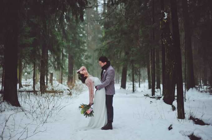 Свадьба зимой – идеи для необычной красивой зимней фотосессии