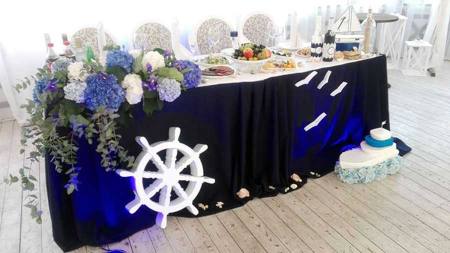 Как сыграть свадьбу в морском стиле — идеи