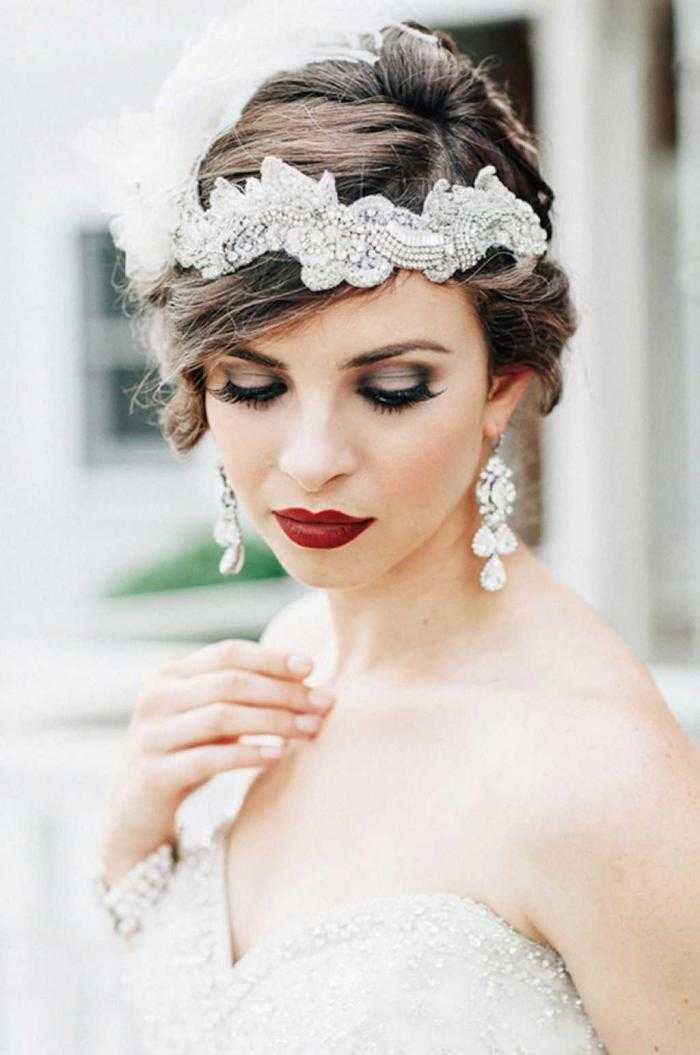 Лучшие свадебные прически на короткие волосы 55 фото - voloslekar.ru