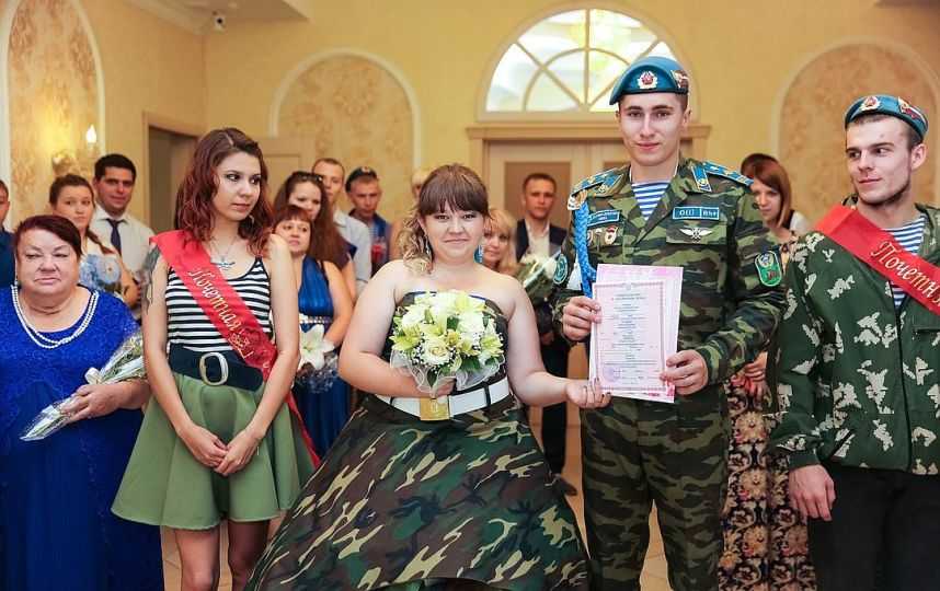 Свадебное платье стиль милитари