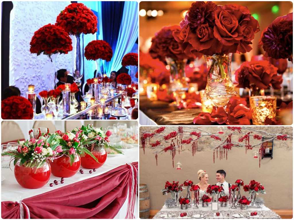 Красный свадебный торт: варианты оформления и стильные идеи